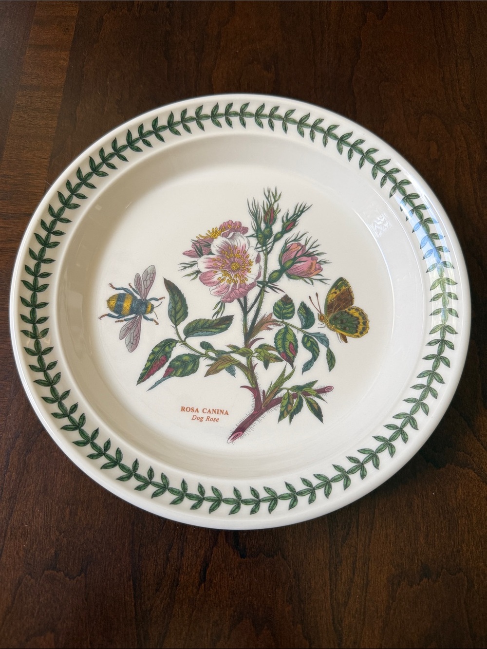 Portmeirion Botanic Garden Dog Rose salad plate 8.5” England